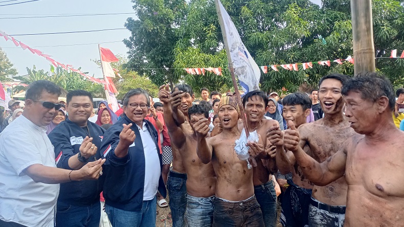 Gelar Lomba 17 Agustus di Pegadungan, Bacaleg Partai Perindo: Meriah!