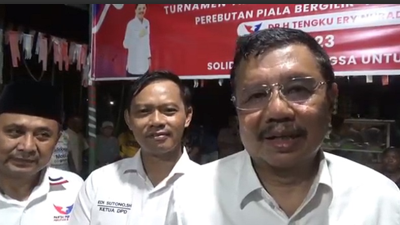 Bacaleg Partai Perindo Tengku Erry Nuradi Asli Putra Daerah, Ini Kata Warga Sergai
