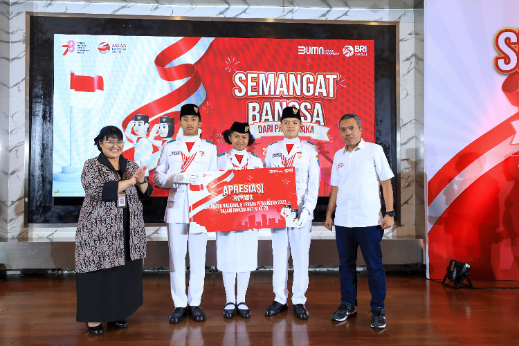 Apresiasi Paskibraka Nasional, BRI Berikan Dana Bantuan Pendidikan 