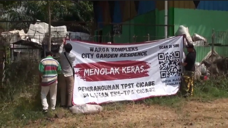 Warga Tolak TPST Cicabe Bandung, Tidak Mau Lingkungan Bau dan Tercemar