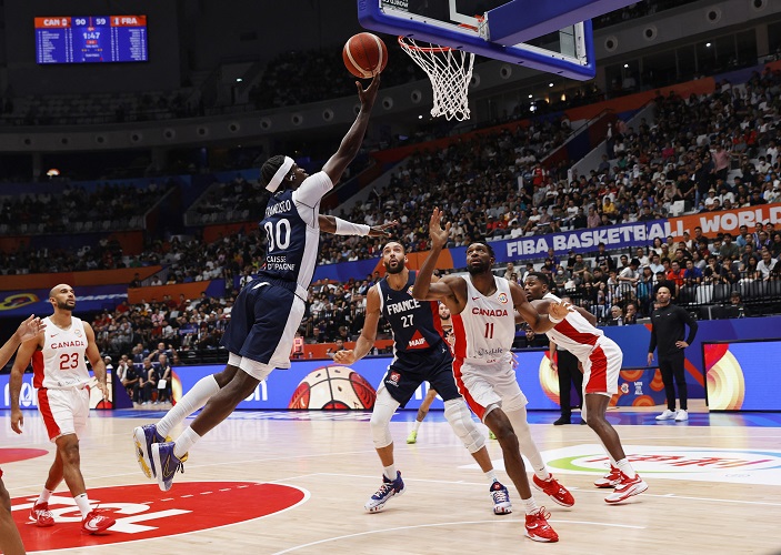 Hasil FIBA World Cup 2023: Shai Gilgeous Menggila, Kanada Hajar Prancis 96-65