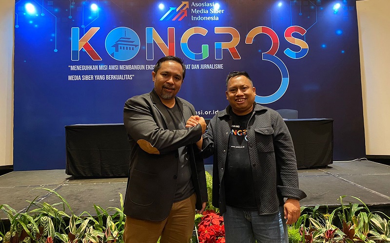 Wahyu Dhyatmika dan Maryadi Pimpin AMSI Periode 2023-2027