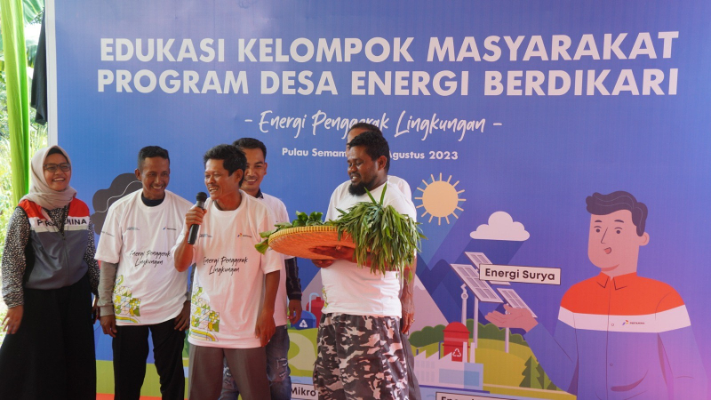 Desa Pulau Semambu Sulap Pertanian Jadi Ramah Lingkungan dengan Energi Surya Pertamina