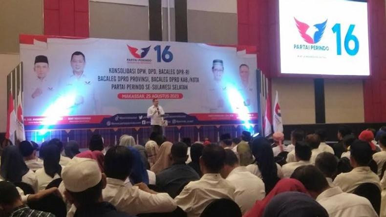 Pesan HT ke Caleg Partai Perindo se-Sulsel: Siapkan Mental Petarung Raih Kepercayaan Warga