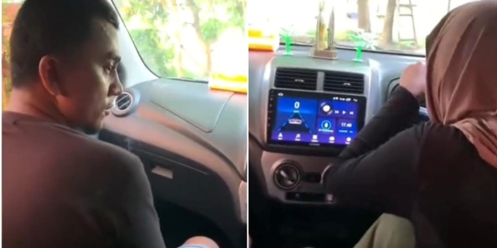 Viral Momen Menegangkan dan Lucu Perempuan Latihan Mengemudi dengan Ayahnya