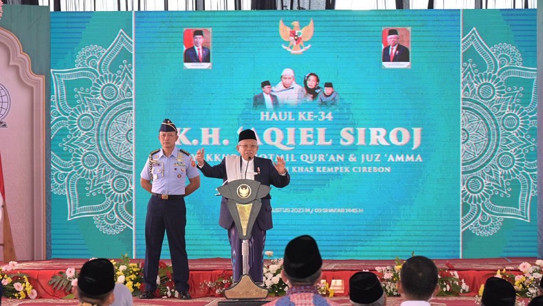 Wapres Ma'ruf Amin Sebut Pesantren Jadi Pusat Transmisi Ilmu