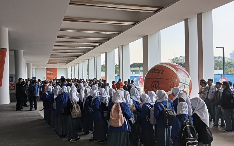 Ramaikan FIBA World Cup 2023, Ribuan Anak Sekolah Serbu Indonesia Arena