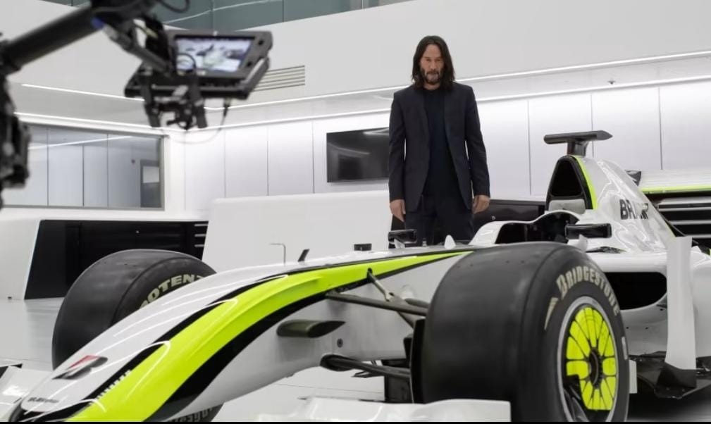 Tak Hanya Brad Pitt, Keanu Reeves juga Terlibat di Film Dokumenter Formula 1