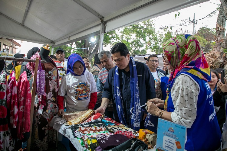 Menteri BUMN Erick Thohir Turut Hadir di Pesta Rakyat Simpedes BRI