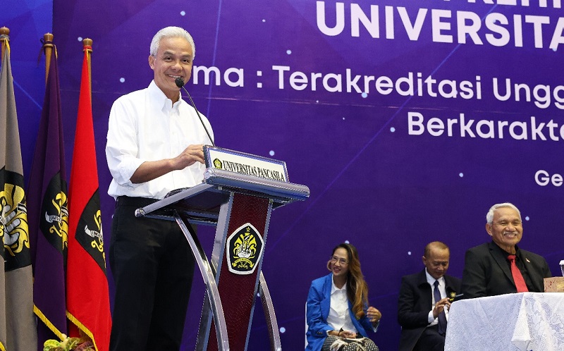 Ganjar Pranowo kepada Mahasiswa Universitas Pancasila: Yakin Indonesia Bertransformasi Jadi Negara Maju