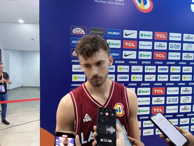 Pemain Latvia Senang Banget Menang Dramatis Vs Prancis di Indonesia Arena: Seperti Main di Kandang