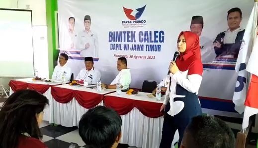 Bimtek Bacaleg Partai Perindo di Ponorogo, Fadia: Tiap Dapil Minimal 1 Kursi