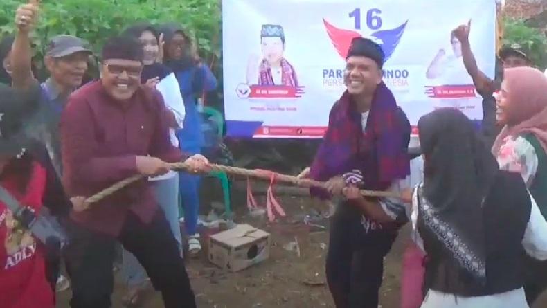 Seru, Bacaleg Partai Perindo Oni Suwarman Gelar Pesta Rakyat di Tanjungsari Sumedang