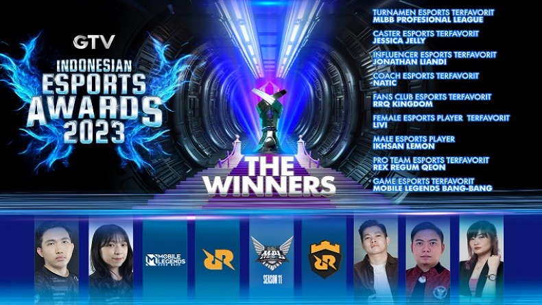 Mobile Legend sampai Team RRQ Jadi Pilihan Terfavorit di Indonesian Esports Award 2023!