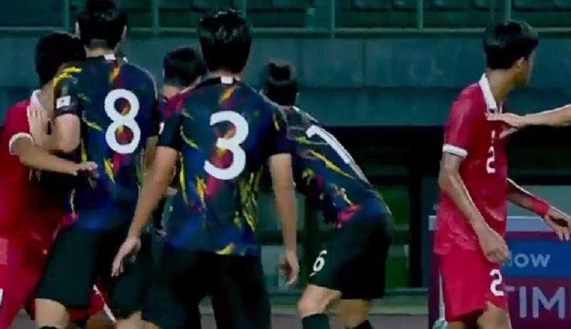 Hasil Timnas Indonesia U-17 Vs Korsel: Pertahanan Solid, Garuda Asia Imbang di Babak Pertama