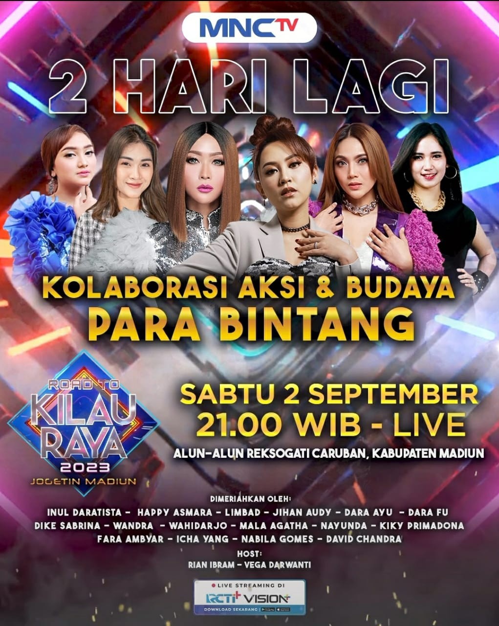 Jangan Lewatkan! 2 Hari Lagi Road to Kilau Raya Siap Guncang Madiun