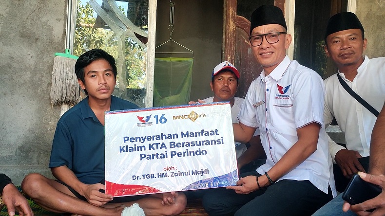 Senangnya Korban Kecelakaan di Lombok Timur Dapat Klaim Asuransi KTA Partai Perindo