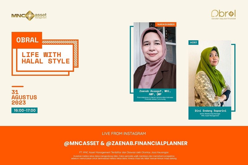 Mau Tau Gampangnya Life with Halal Style, Simak IG Live MNC Asset Bersama Zaenab Assegaf Sore Ini  