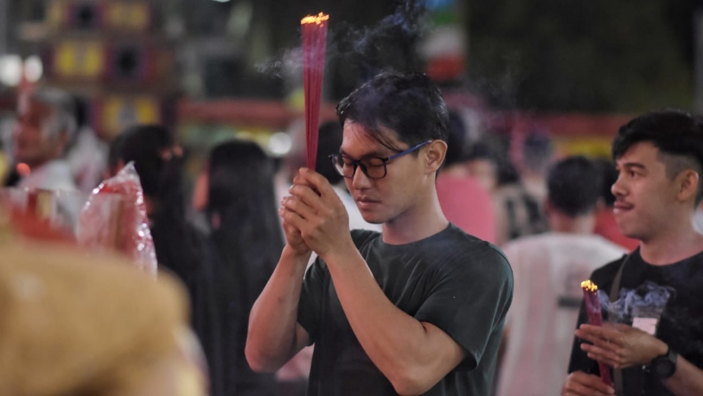Umat Konghucu di Bangka Barat Gelar Tradisi Sembahyang Rebut, Minta Dijauhi dari Marabahaya