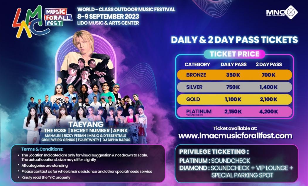 Bersiaplah! LMAC MUSIC FORALL FEST Hadir Minggu Depan! 