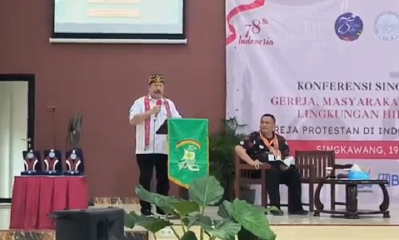 Itjen Kementan Jan Maringka Ajak Gereja Ikut Jaga Ketahanan Pangan di Singkawang