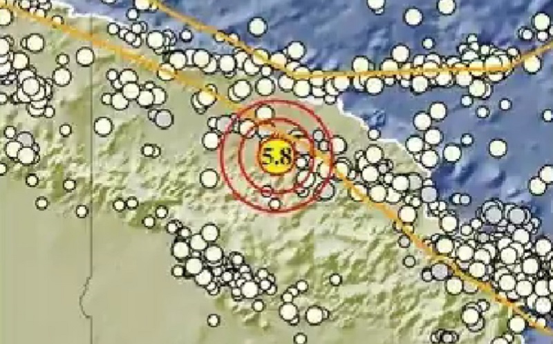 Gempa Bumi M5,8 di Papua Nugini Terdeteksi BMKG, Berpusat di Darat