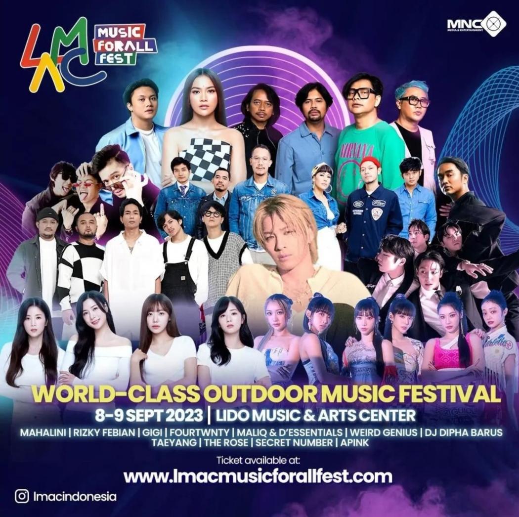 Jangan Sampai Kehabisan Tiket, Saksikan Aksi Musisi Papan Atas di LMAC MUSIC FORALL FEST