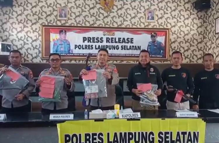 Polisi Tembak 2 Pelaku Curas di Lampung Selatan, 2 Tersangka Lain Buron