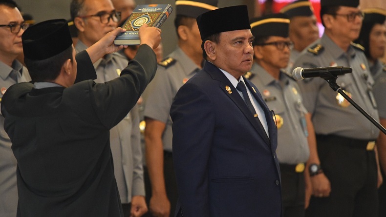 Sekjen Kemenkumham Andap Budhi Revianto Dilantik Jadi ASN, Dulu Anggota Polri