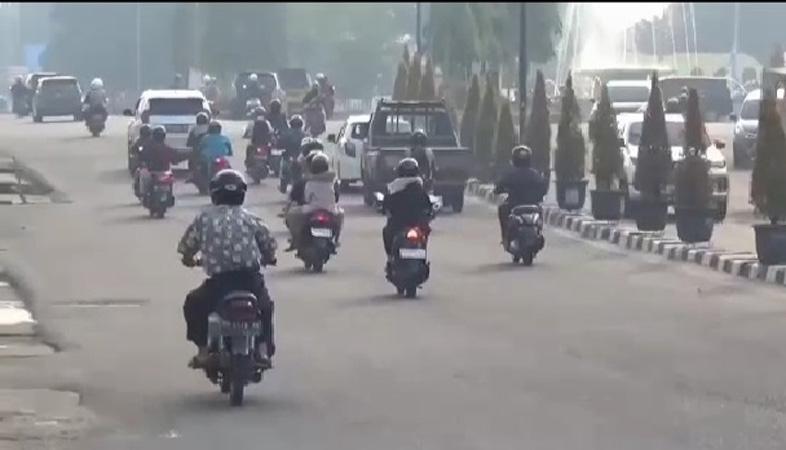  Kualitas Udara di Jambi Buruk, Wali Kota Syarif Fasha Imbau Masyarakat Gunakan Masker