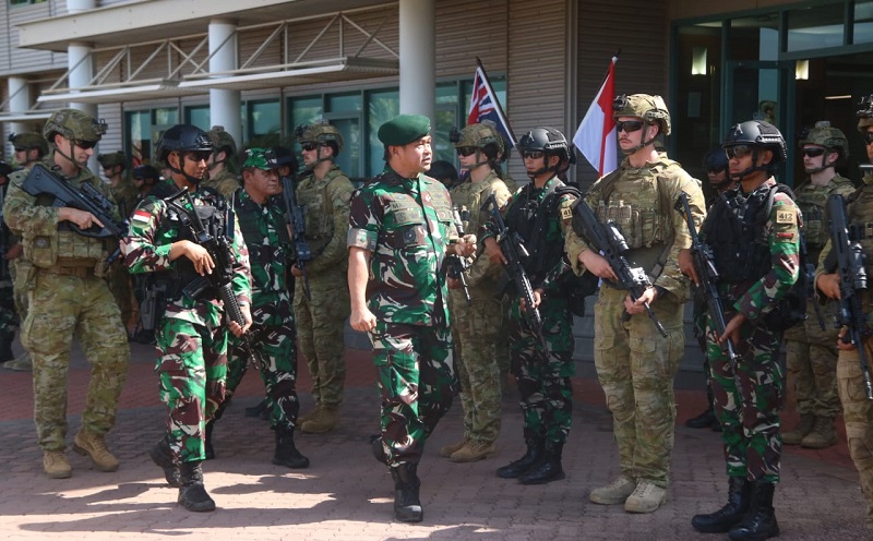 Pangkostrad Tinjau Latihan Gabungan Wirrajaya Ausindo di Australia