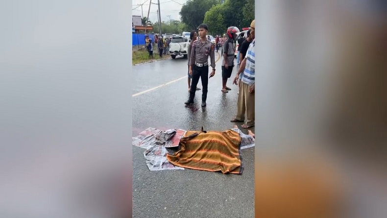 Kecelakaan di Berau Kaltim, Pengendara Motor Tewas usai Tabrakan dengan Pikap