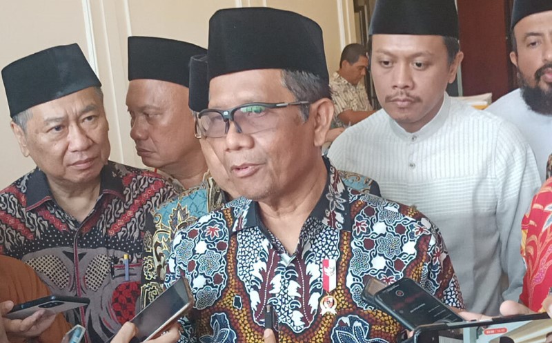 Mahfud MD Bertemu Wapres Ma’ruf Amin Jelang Pengumuman Cawapres Ganjar 