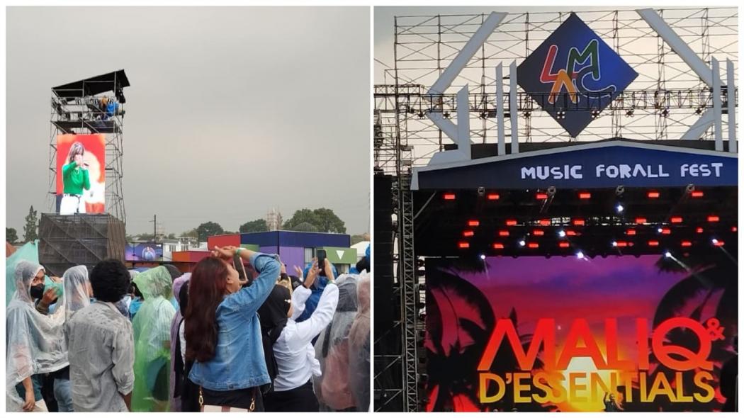 Maliq & D'Essentials Buka LMAC FORALL FEST 2023 Hari Kedua, Penonton Antusias
