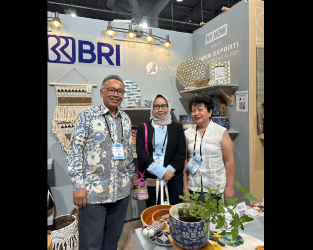 BRI Antar 2 UMKM Binaan Ikut Pameran Dagang Internasional Ternama di New York 