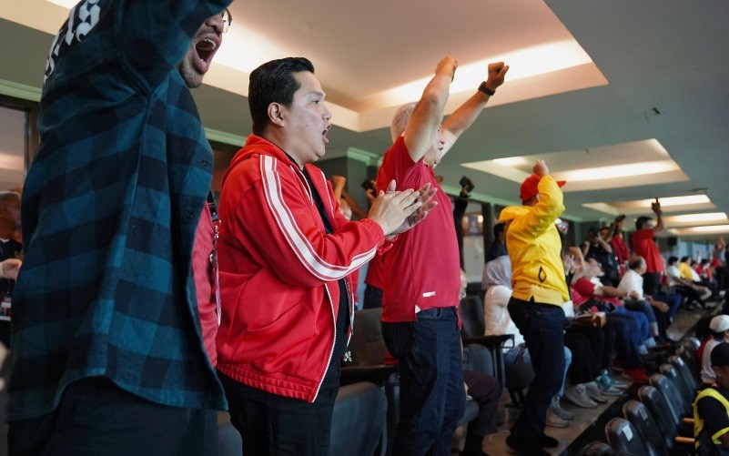 Masuk Ruang Ganti Timnas Indonesia U-23, Ini Pesan Erick Thohir