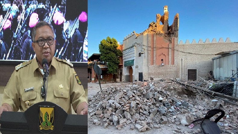Bupati Sukabumi Marwan Hamami Tidur di Luar karena Hotel Retak akibat Gempa Maroko