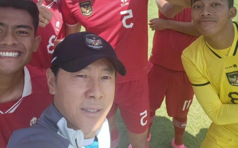 Shin Tae-yong Pamer Kedekatan Bersama Pemain Timnas Indonesia U-23