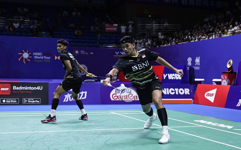 Hasil Denmark Open 2023: Bagas/Fikri ke Final usai Kalahkan Fajar/Rian