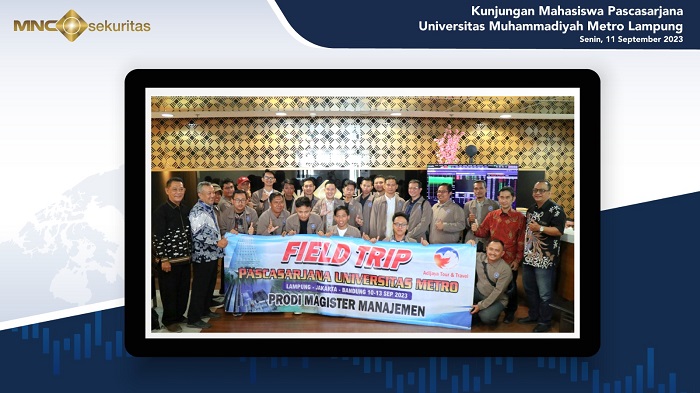 Aktif Edukasi melalui Galeri Investasi, MNC Sekuritas Terima Kunjungan Mahasiswa Universitas Muhammadiyah Metro Lampung