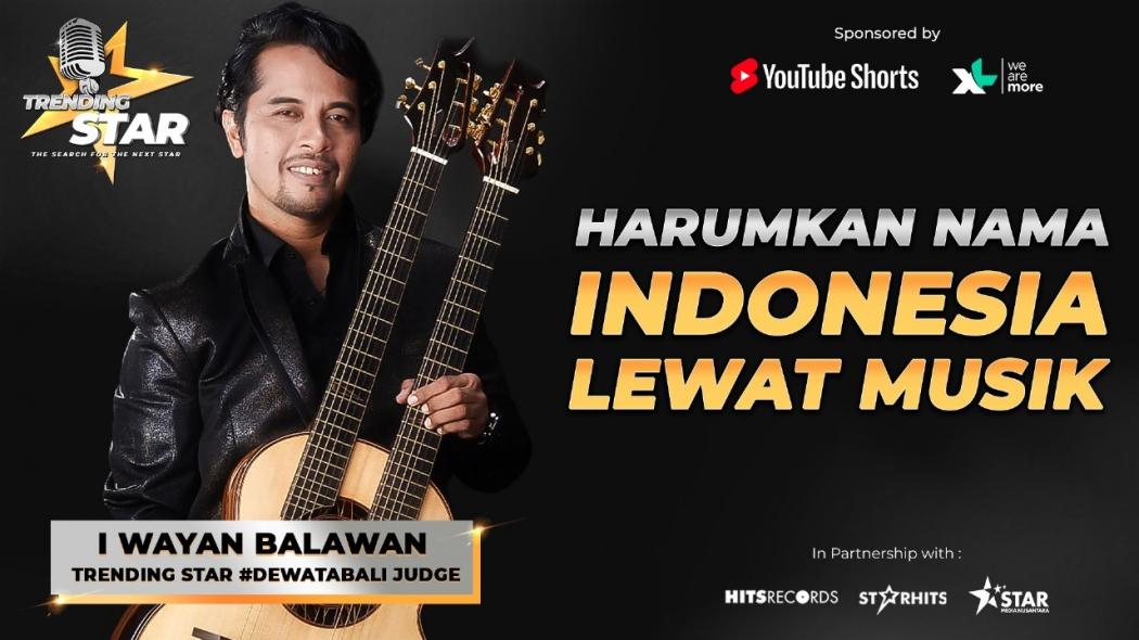 Harumkan Nama Indonesia lewat Musik, Gitaris I Wayan Balawan Didapuk Jadi Juri Trending Star di #DewataBali