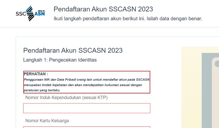 Ingat! Calon Pendaftar CPNS 2023 Wajib Buat Akun SSCASN Baru, Ini Caranya