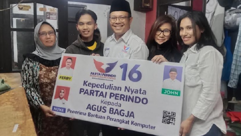 Dapat Komputer dari Perindo, Milenial Bandung Ini Akan Cari Tambahan Rupiah Buat Keluarga