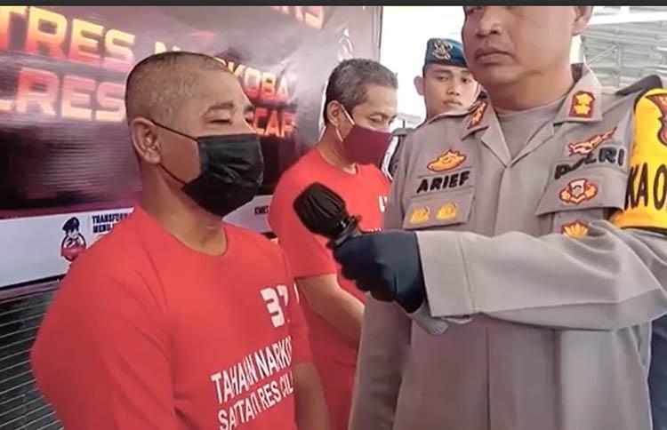Polresta Cilacap Tangkap Pengedar Narkoba Jaringan Internasional