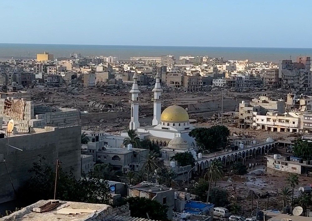 Kuasa Allah, Masjid di Libya Berdiri Kokoh usai Diterjang Banjir Bandang