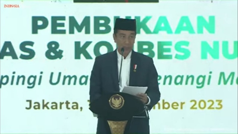 Presiden Jokowi: Kekuatan NU Sangat Luar Biasa, Perlu Dikonsolidasi