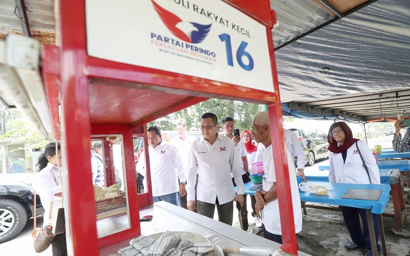 Hary Tanoesoedibjo: Gerobak Partai Perindo Simbol Perjuangan Sejahterakan Rakyat Kecil