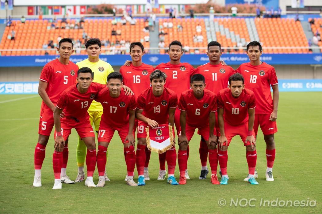 Klasemen Sementara Grup F Sepak Bola Asian Games 2022: Indonesia Turun ke Posisi 2