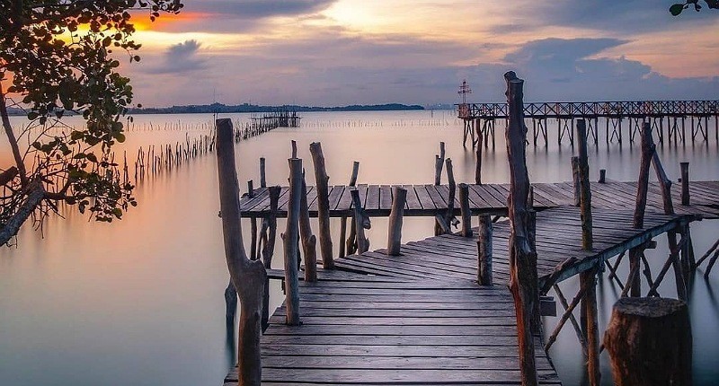 Kampung Unik di Batam, hanya di Desa Kecil Ini Pengunjung Bisa Lihat Gemerlap Kota di Singapura
