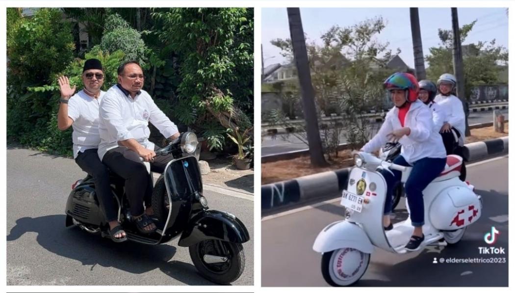Punya Kenangan di Baliknya, 2 Menteri Ini Koleksi Vespa Klasik